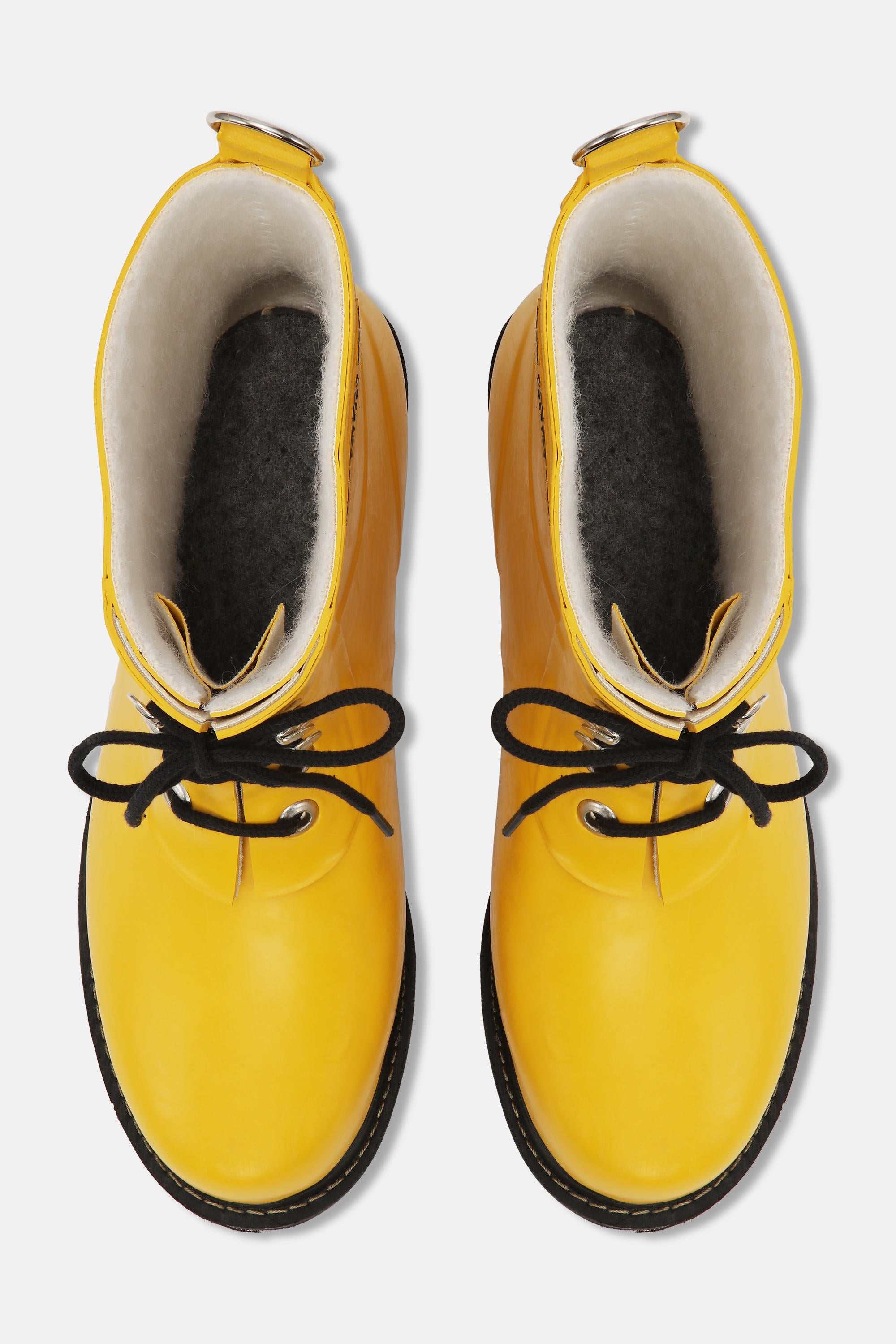 Short Rubber Boots - Cyber Yellow